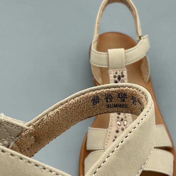 NEW Soul Naturalizer Women’s Summer Slingback Sandals Porcelain Smooth Size 6W - Picture 5 of 10